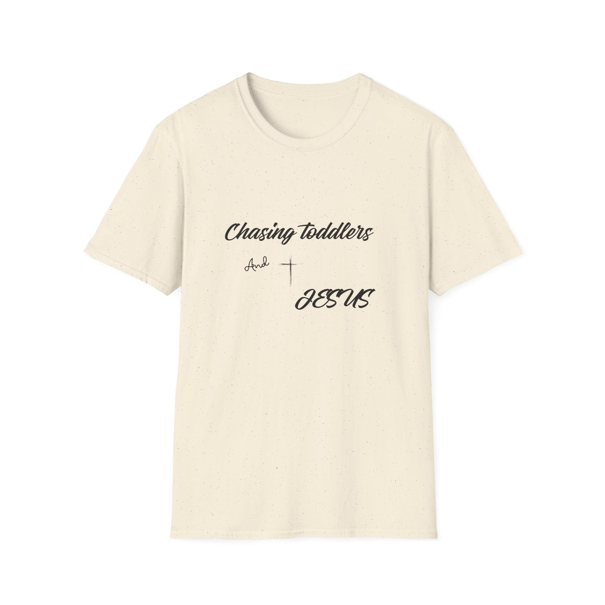 Chasing Toddlers And Jesus T-Shirt — Christian Mom Tee