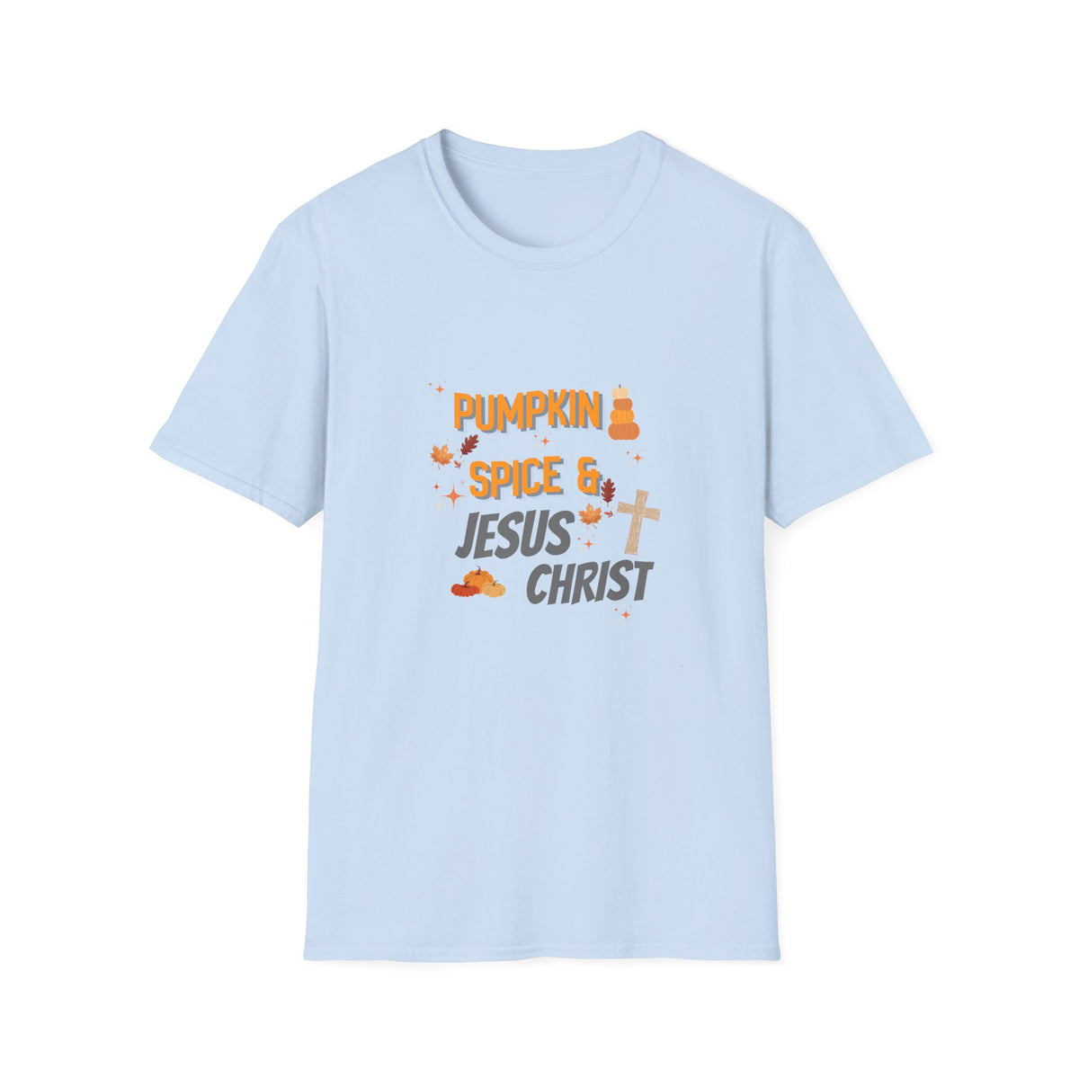 Pumpkin Spice & Jesus T-Shirt — Fall Christian Graphic Tee
