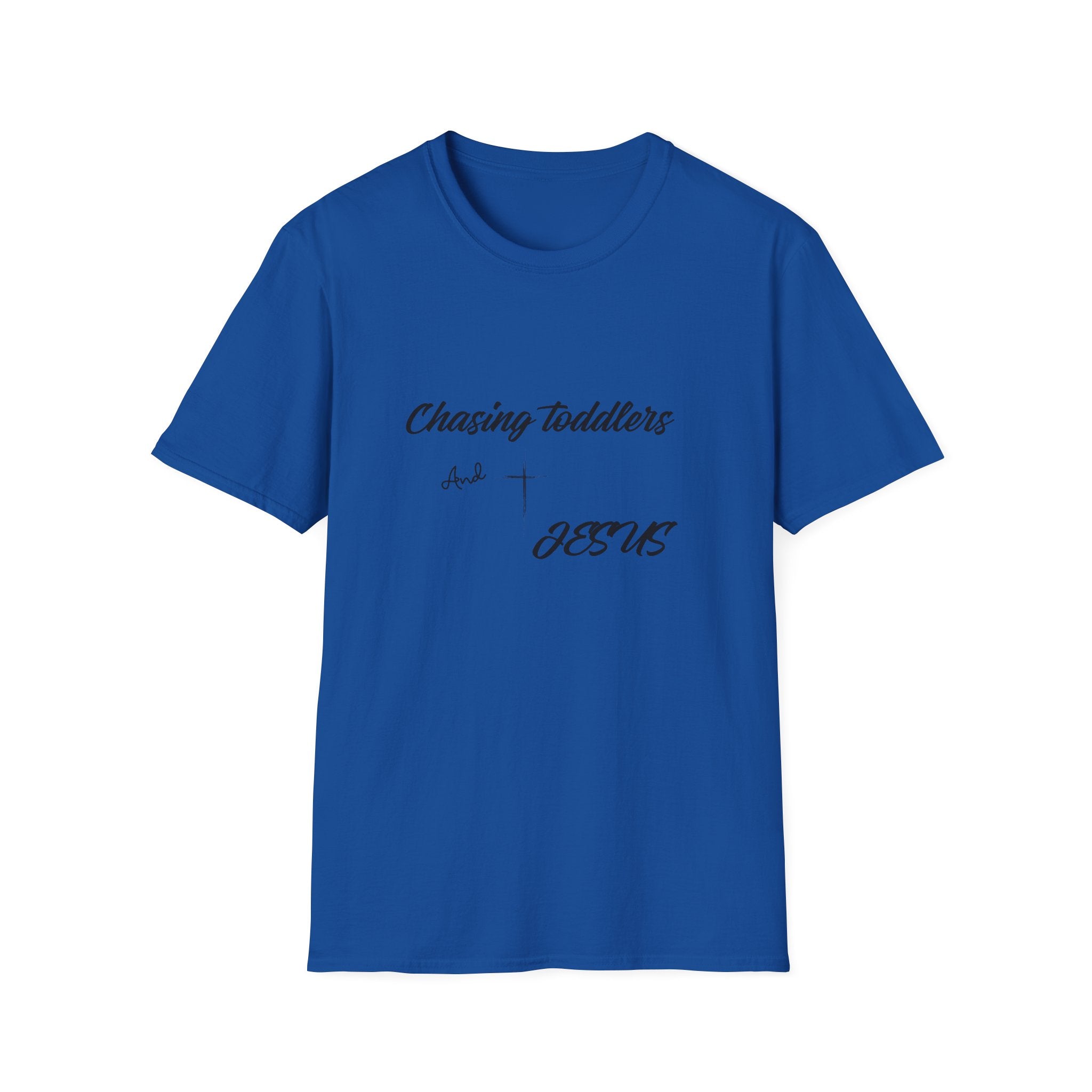 Chasing Toddlers And Jesus T-Shirt — Christian Mom Tee