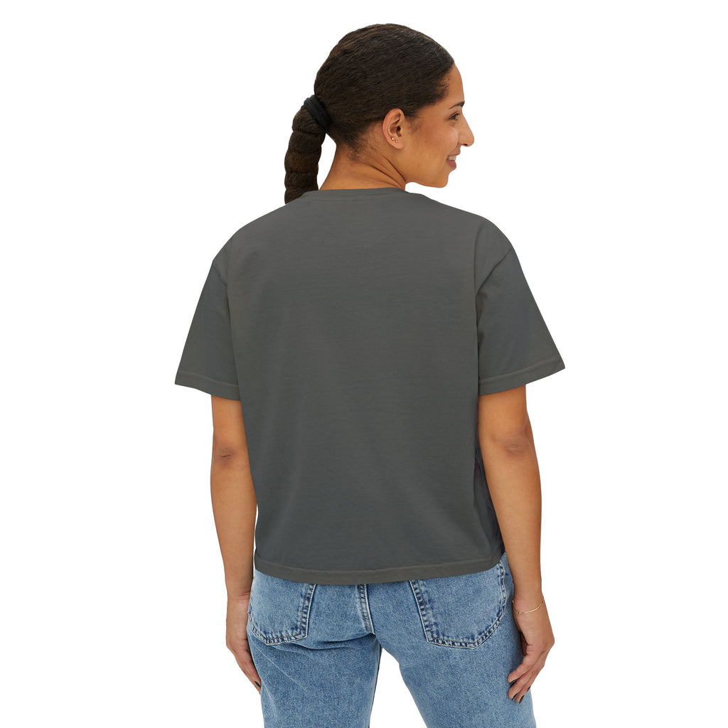 Worship Anyway Floral Women's Boxy Tee - Inspirational Christian Shirt