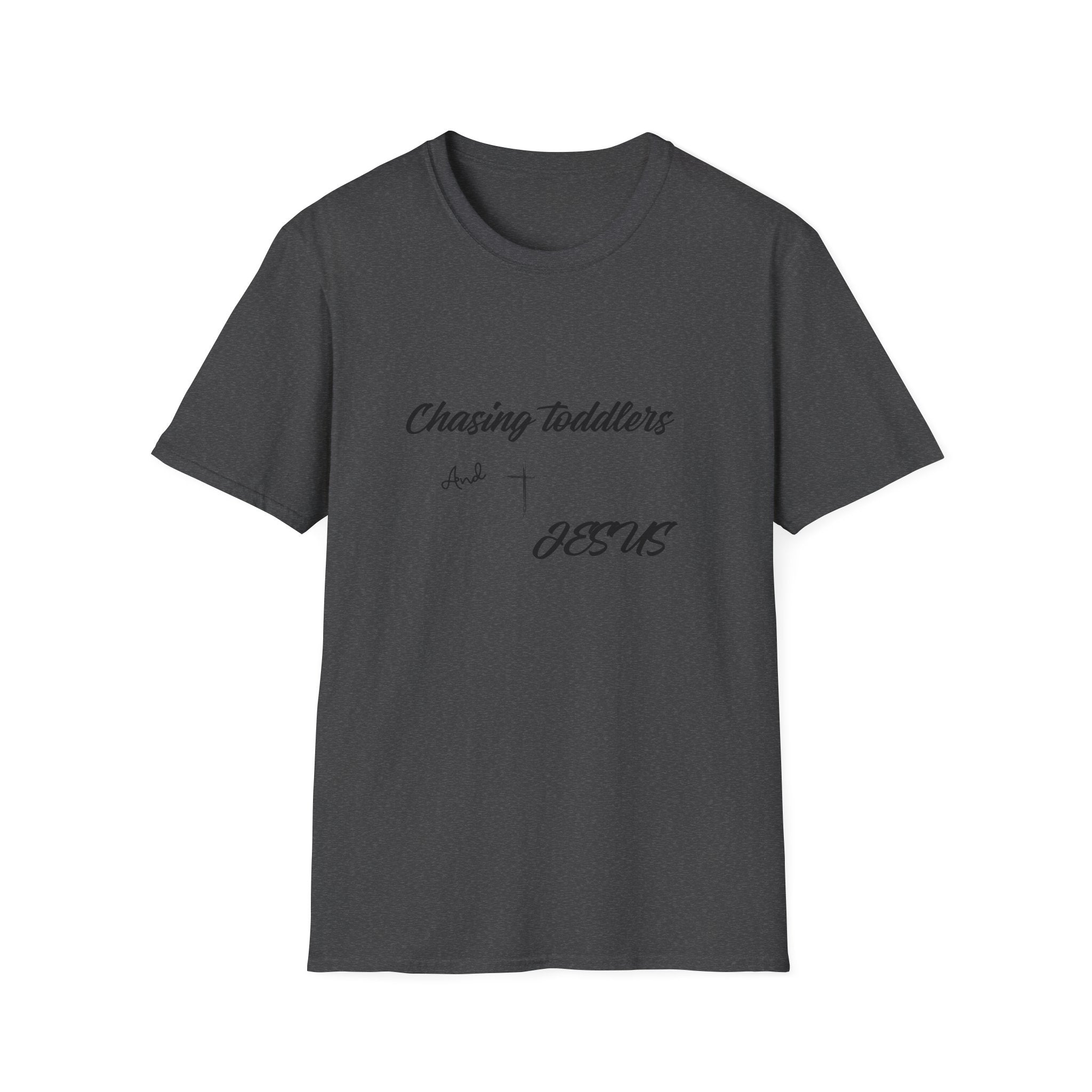 Chasing Toddlers And Jesus T-Shirt — Christian Mom Tee