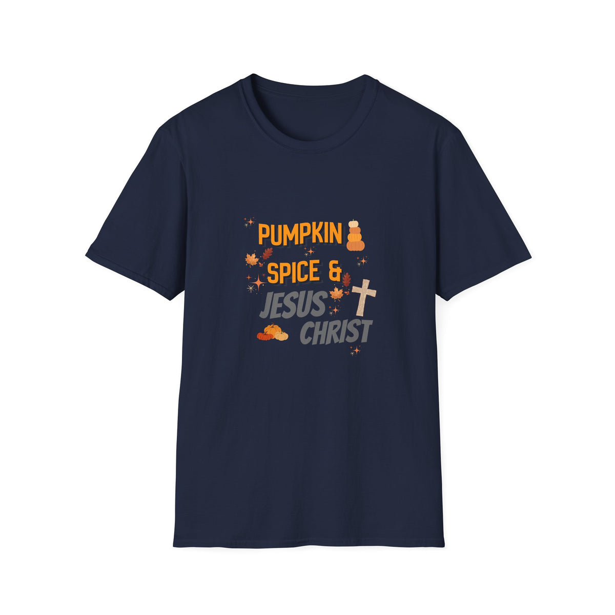 Pumpkin Spice & Jesus T-Shirt — Fall Christian Graphic Tee
