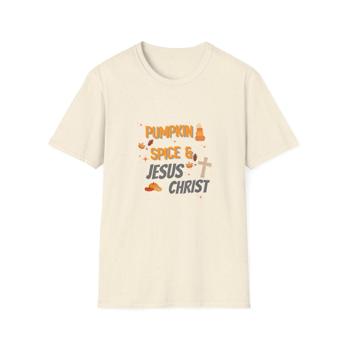 Pumpkin Spice & Jesus T-Shirt — Fall Christian Graphic Tee