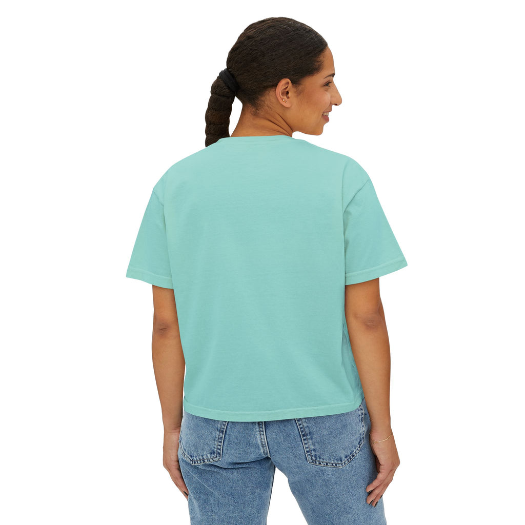 Worship Anyway Floral Women's Boxy Tee - Inspirational Christian Shirt
