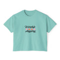 Worship Anyway Floral Women's Boxy Tee - Inspirational Christian Shirt