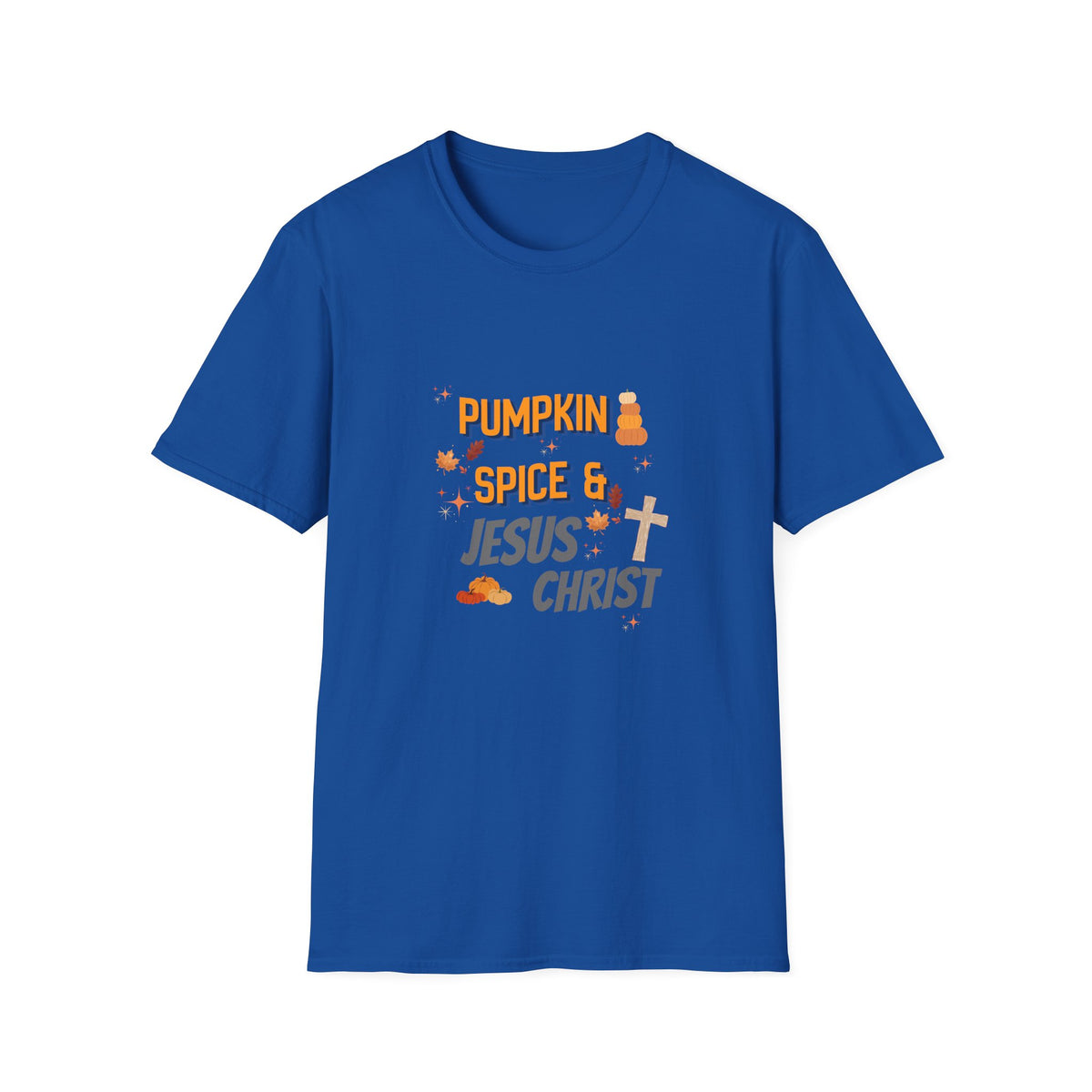 Pumpkin Spice & Jesus T-Shirt — Fall Christian Graphic Tee