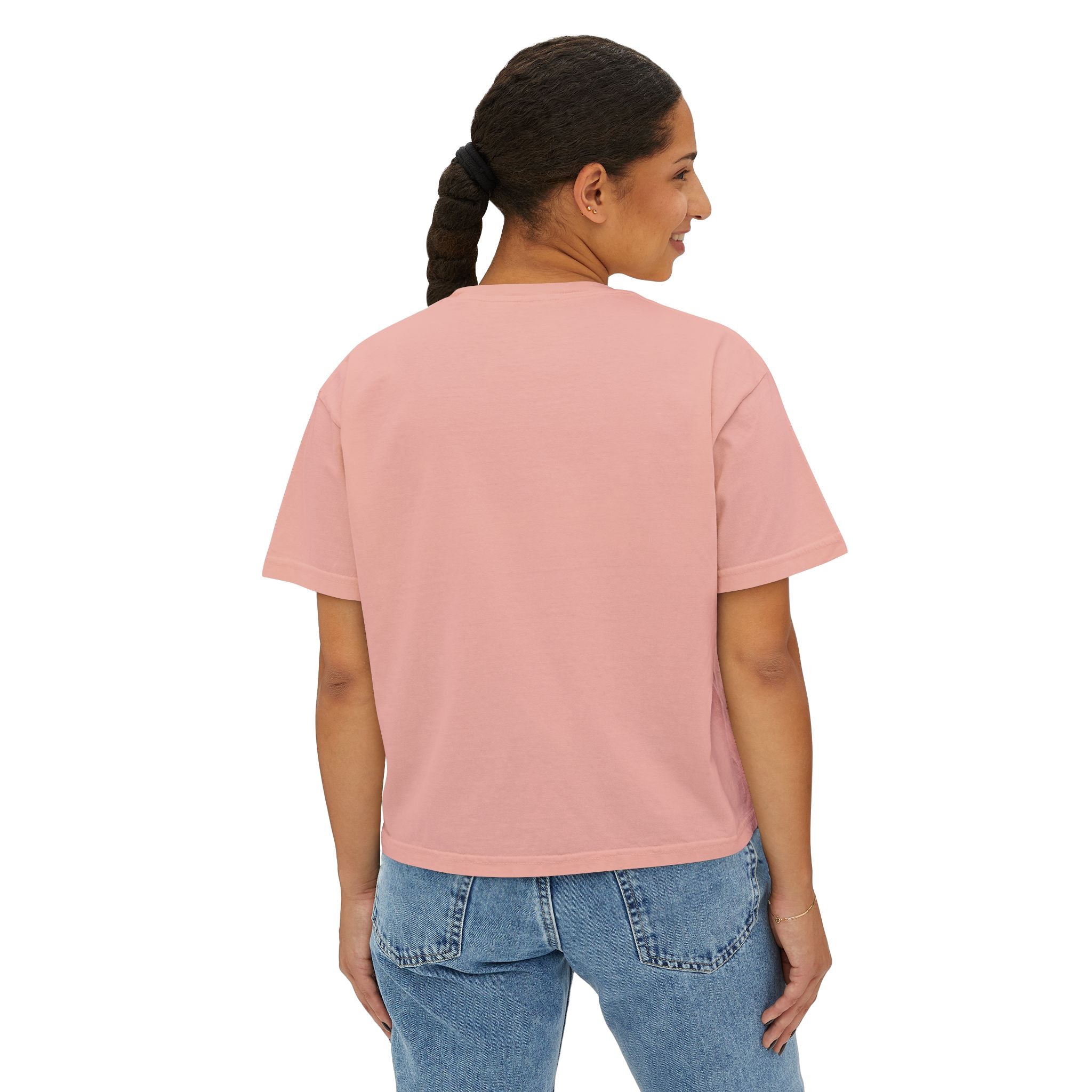 Worship Anyway Floral Women's Boxy Tee - Inspirational Christian Shirt